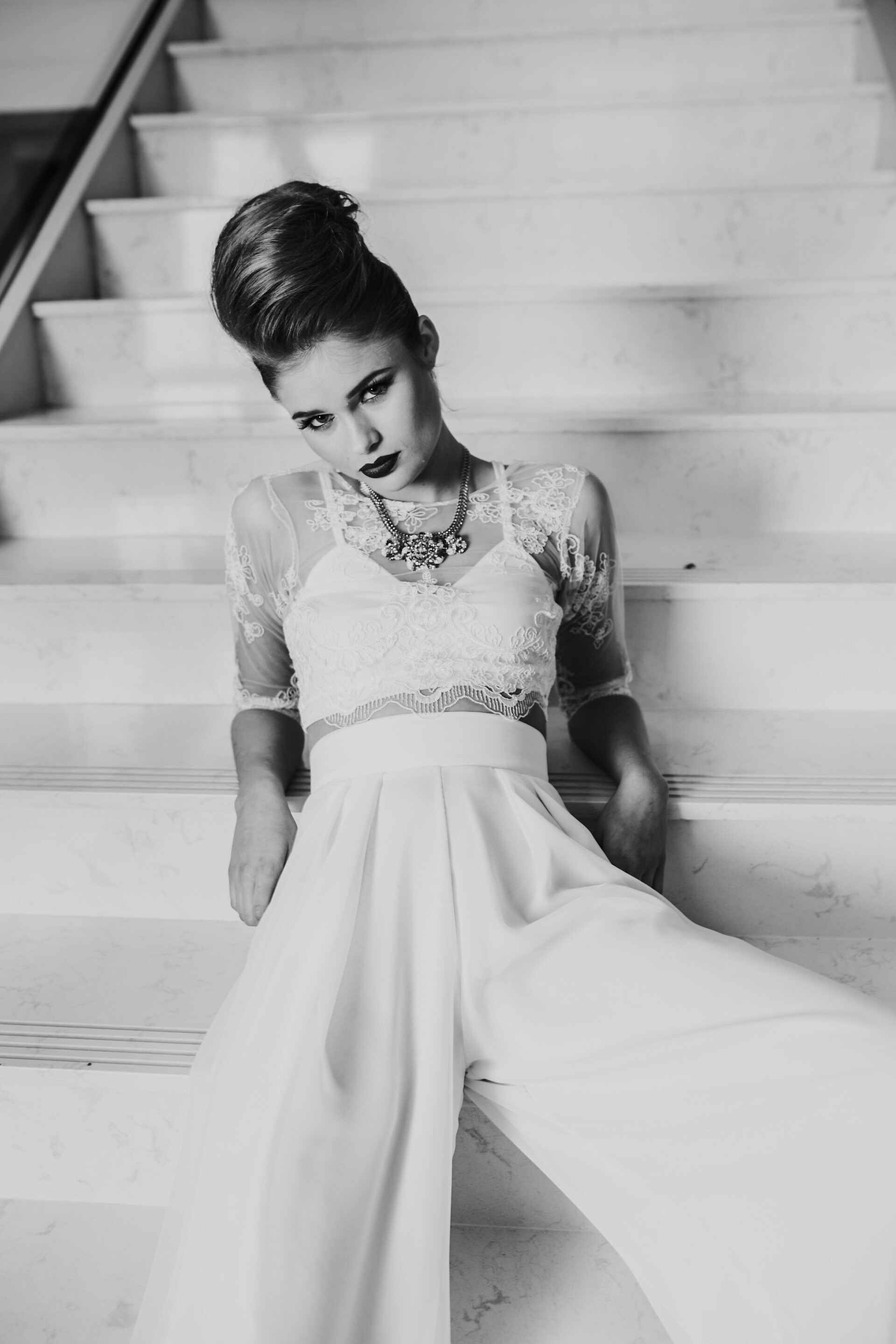 Wedding dress Cropped Top Wedding Dress Wedding pants Etsy