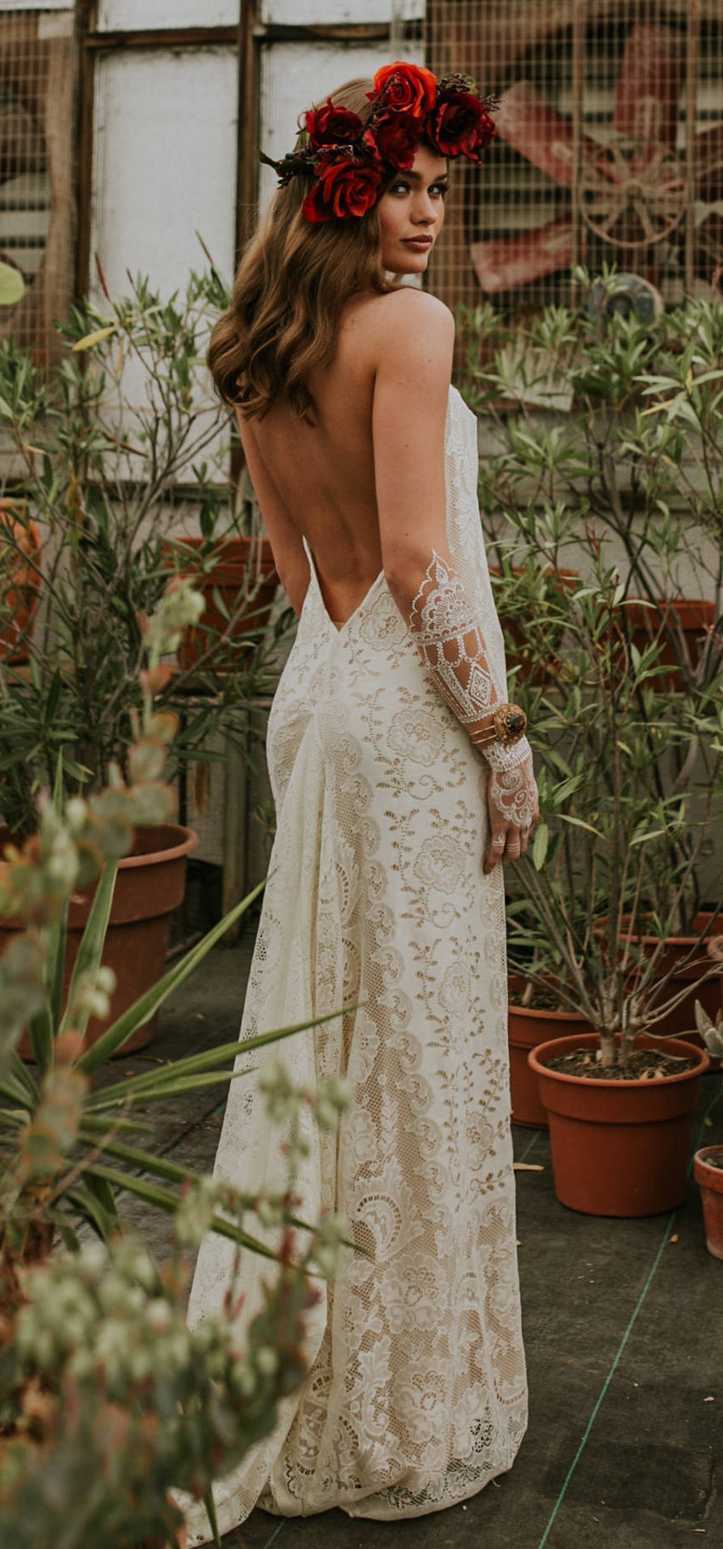 Top Etsy Boho Wedding Dress of all time Learn more here 