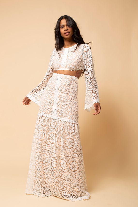 コートニー、ボヘミアン ウェディング ドレス、ボヘミアン  