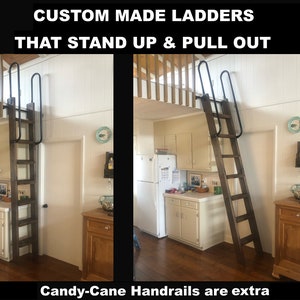 CUSTOM Ladders by the Step! - Stands-Up/Pulls-Out!