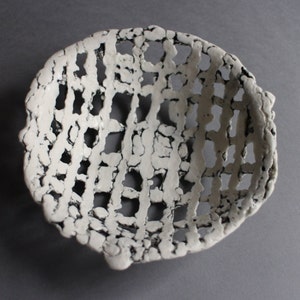 Paper porcelain bowl with texture image 2