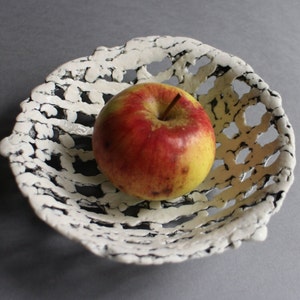 Paper porcelain bowl with texture image 3