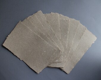 Handmade paper from abaca, hemp, cotton