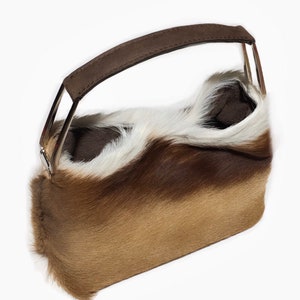 Natural Springbok Bag Black Springbok Tote Springbok Handbag Springbok Purse Springbok Evening Bag Gift for Her