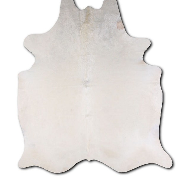White Cowhide Rug Etsy