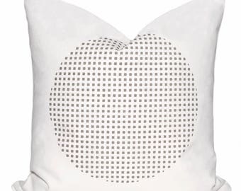 Gray White Abstract Pillow Mid Century Modern Minimalist Pillow Geometric Pillow Scandinavian Throw Pillow Cover Farmhouse Decor