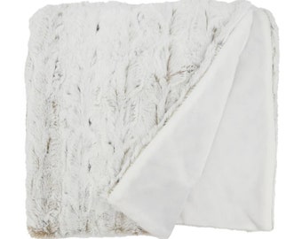 White Faux Fur Throw Blanket White Fur Throw Blanket White Throw Blanket Rustic New Home Gift