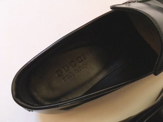 Vintage Gucci Shoes Gift for Him Vintage Gucci Le… - image 6