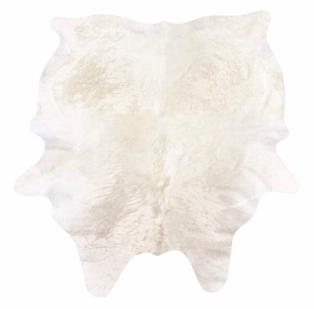 White Cowhide Rug Ivory Cowhide Rug Cream Cowhide Rug White Etsy