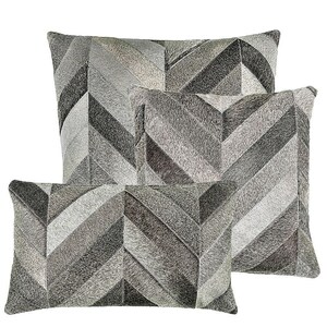 Grey Cowhide Patchwork Pillow Grey Patchwork Cowhide Pillow Cowhide Throw Pillow Cowhide Lumbar Pillow Leather Hide Pillow Farmhouse Decor