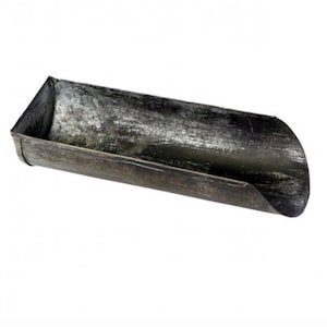 Vintage Scoop Tin Garden Decor Antique Galvanized Gardening Scoop Vintage Tin Farmhouse Decor