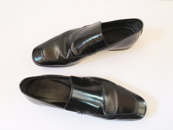 Vintage Gucci Shoes Gift for Him Vintage Gucci Le… - image 2