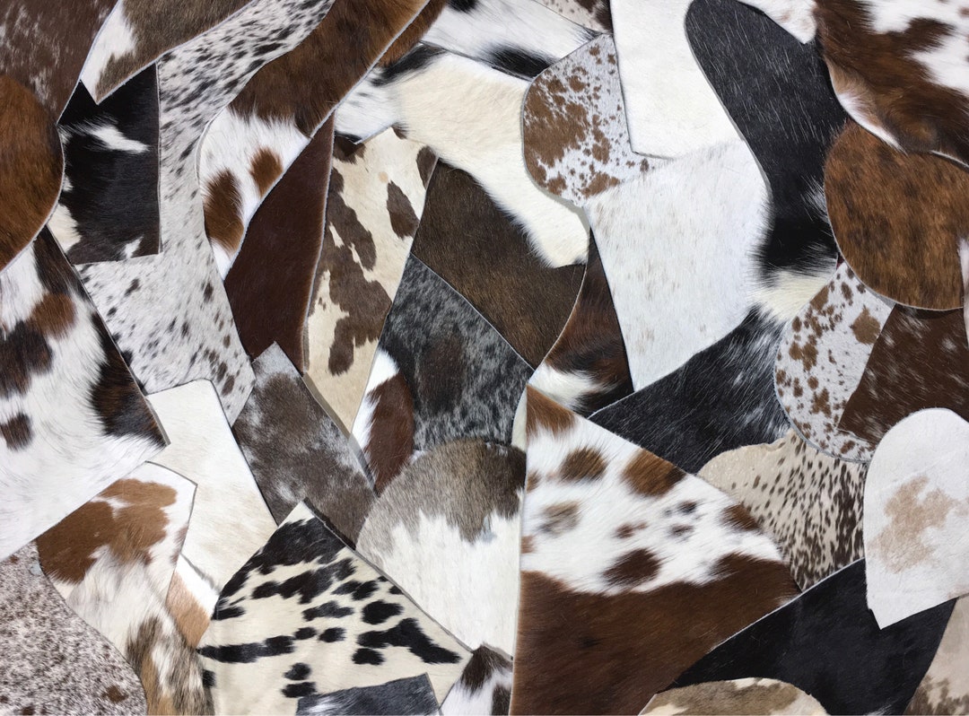 M2A Real Cowhide Genuine Leather Scraps for Crafting from High-end Boutique Furniture Maker (No Snakeskin) for Upholstery, Arts & Crafts, Wallets –