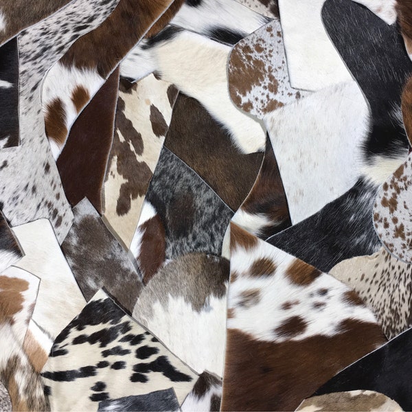 Craft Leather Scraps Cowhide Scrap Pieces Genuine Cowhide Leather Remnants