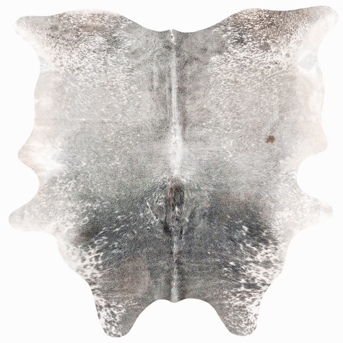 Gray White Cowhide Rug Grey White Cowhide Rug Natural Leather Etsy