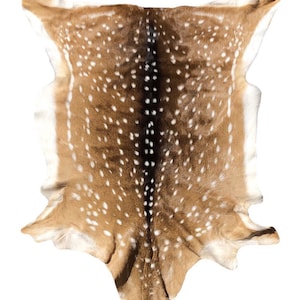 Axis Deer Hide Axis Deer Tapijt Axis Deer Throw Axis Hert Pelt Axis Deer Leather Hide Axis Hertenhuid DIY Craft Supplies