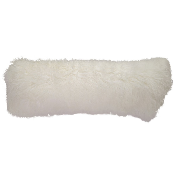 Mongolian Fur Lumbar Pillow Etsy