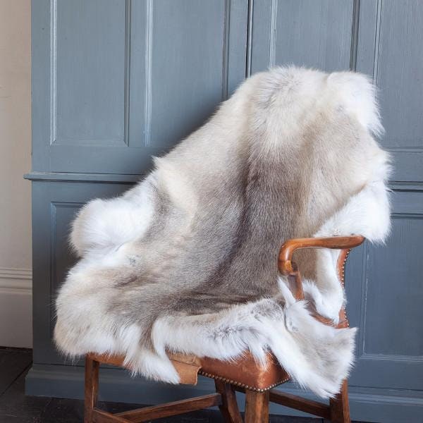 Caribou hide blanket sale