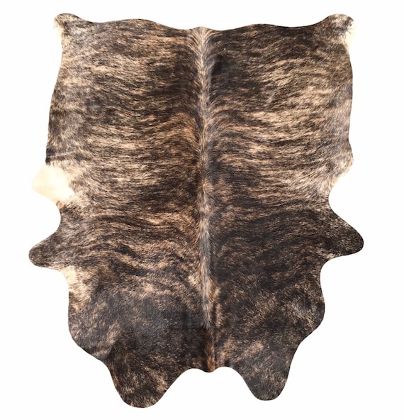 Brindle Cowhide Rug Leather Hide Pelt Fur Rug Natural Cowhide Etsy