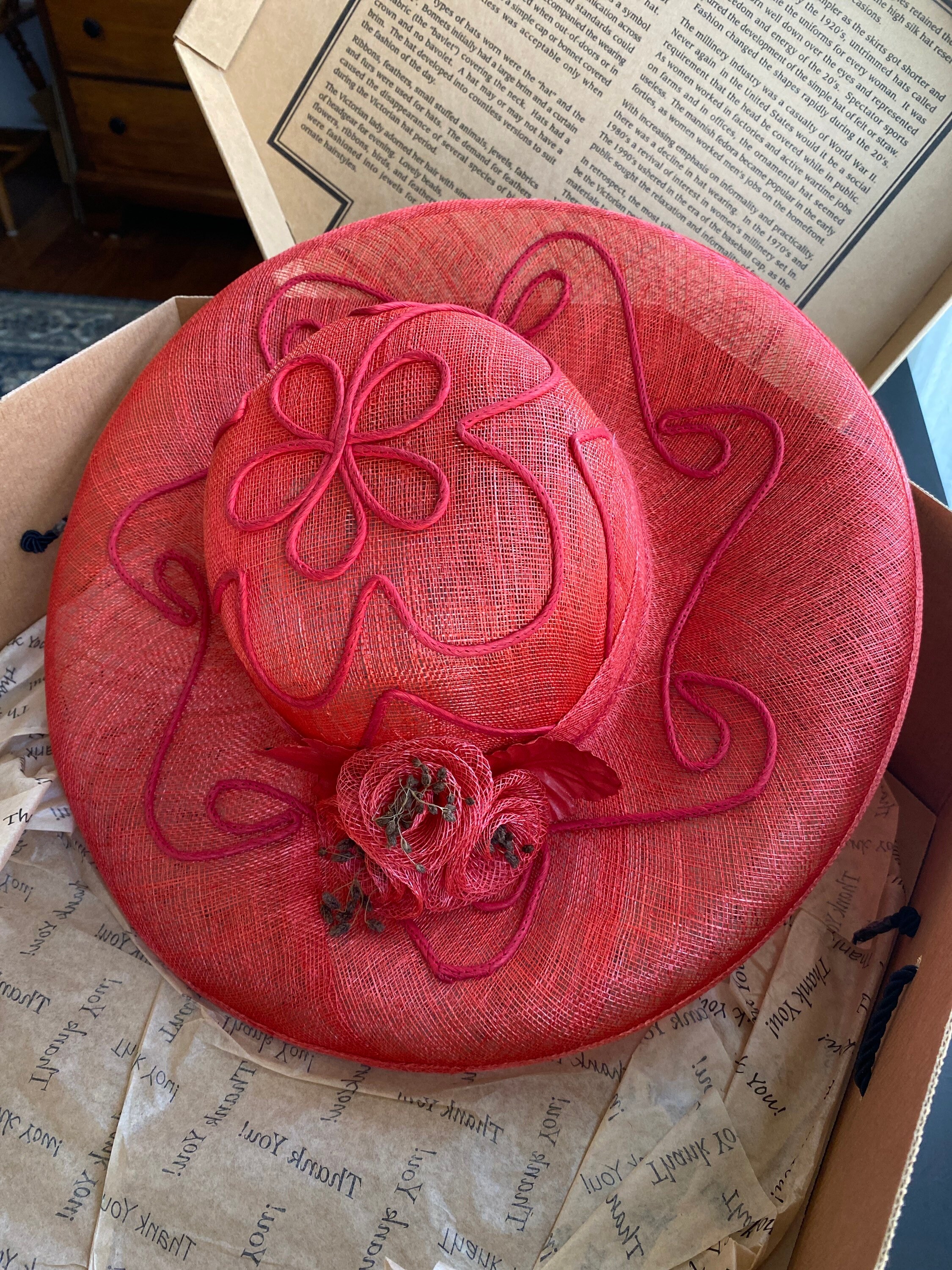 Red Hat and Box From the Original Mary Jean Collection - Etsy display picture 2