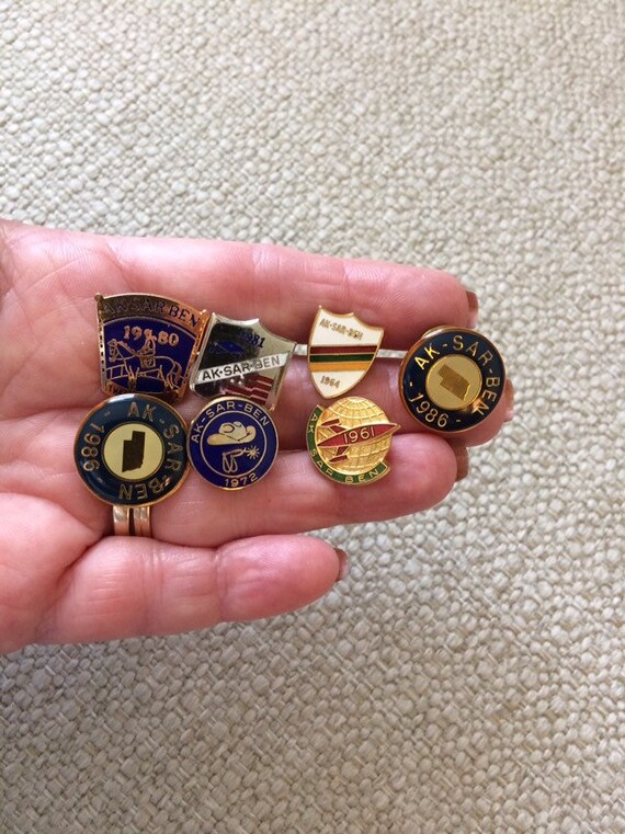 Ak Sar Ben Pins, Lot of 7 - Gem