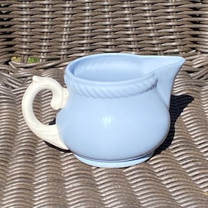 Kraft Blue Homer Laughlin Creamer, Pitcher