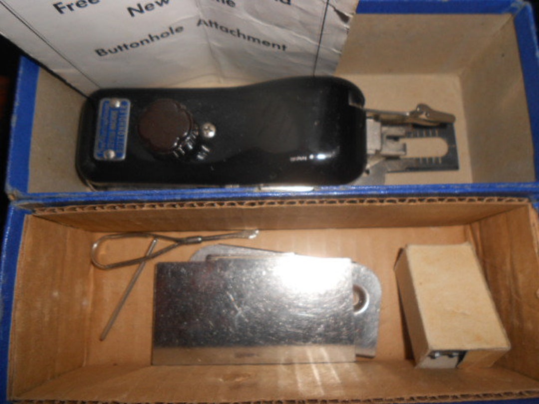 Free and New Home Rotary Buttonholer W/dies, Plates Instructions Etsy