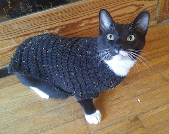 cat sweater etsy