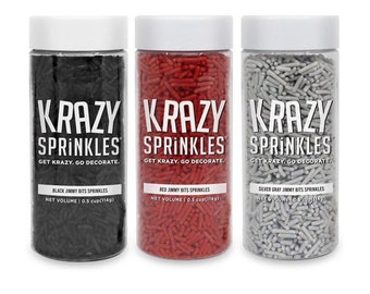 Halloween Krazy Sprinkles Combo Pack B (3 PC Set) - Cake Decoration| Edible Cupcake Sprinkles