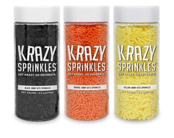 Halloween Krazy Sprinkles Combo Pack C (3 PC Set) - Cake Decoration| Edible Cupcake Sprinkles