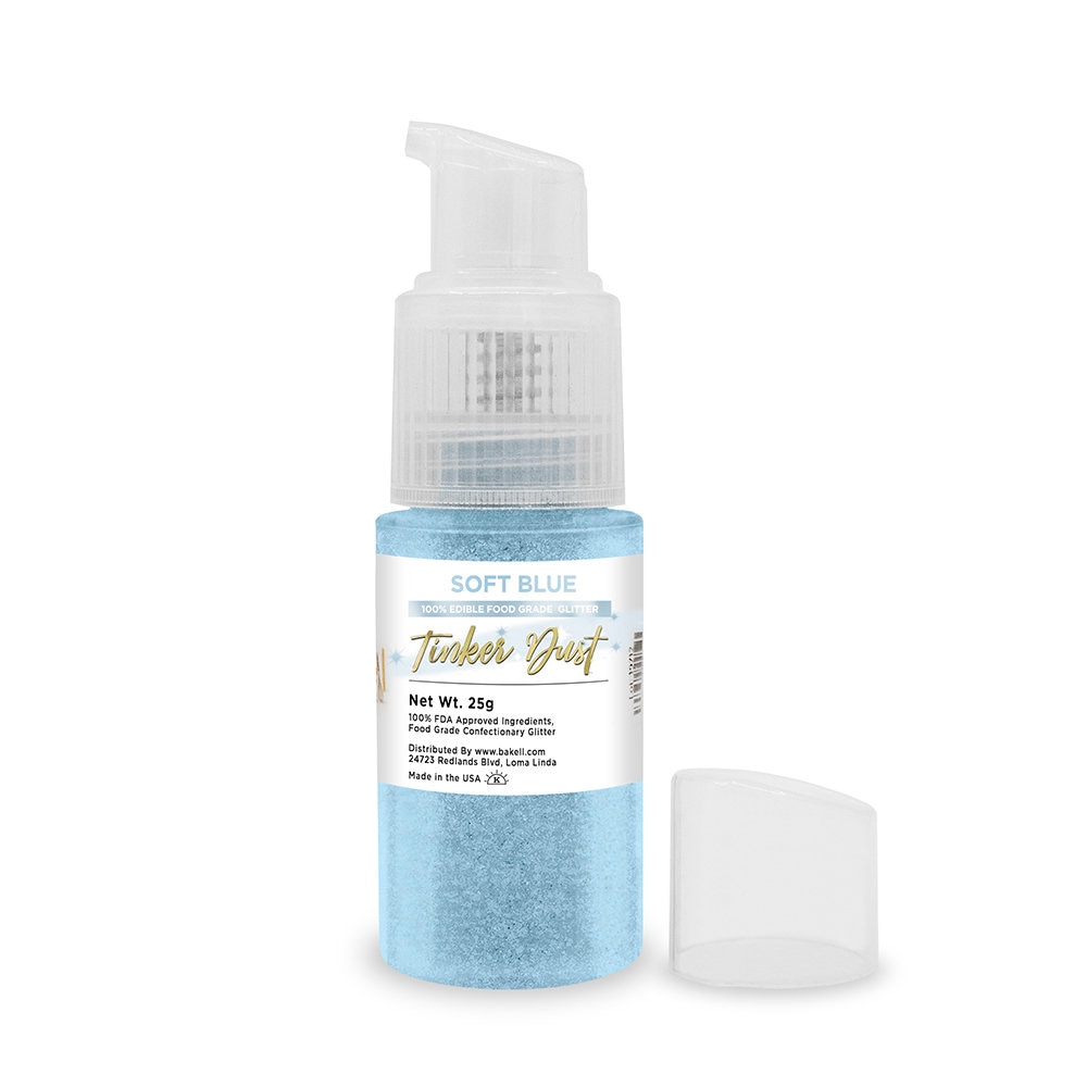 Sky Blue Edible Glitter Spray Pump | Brew Glitter | Bakell