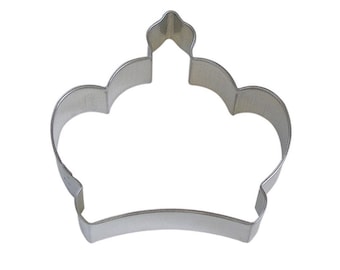 3.5" Imperial Crown Stainless Steel Cookie Cutter | For Fondant, Cookie Dough, Chocolate, Marzipan and even Crafting Clay from Bakell