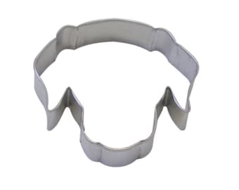 3.5" Dog Face Symbol Stainless Steel Cookie Cutter | For Fondant, Cookie Dough, Chocolate, Marzipan and even Crafting Clay from Bakell