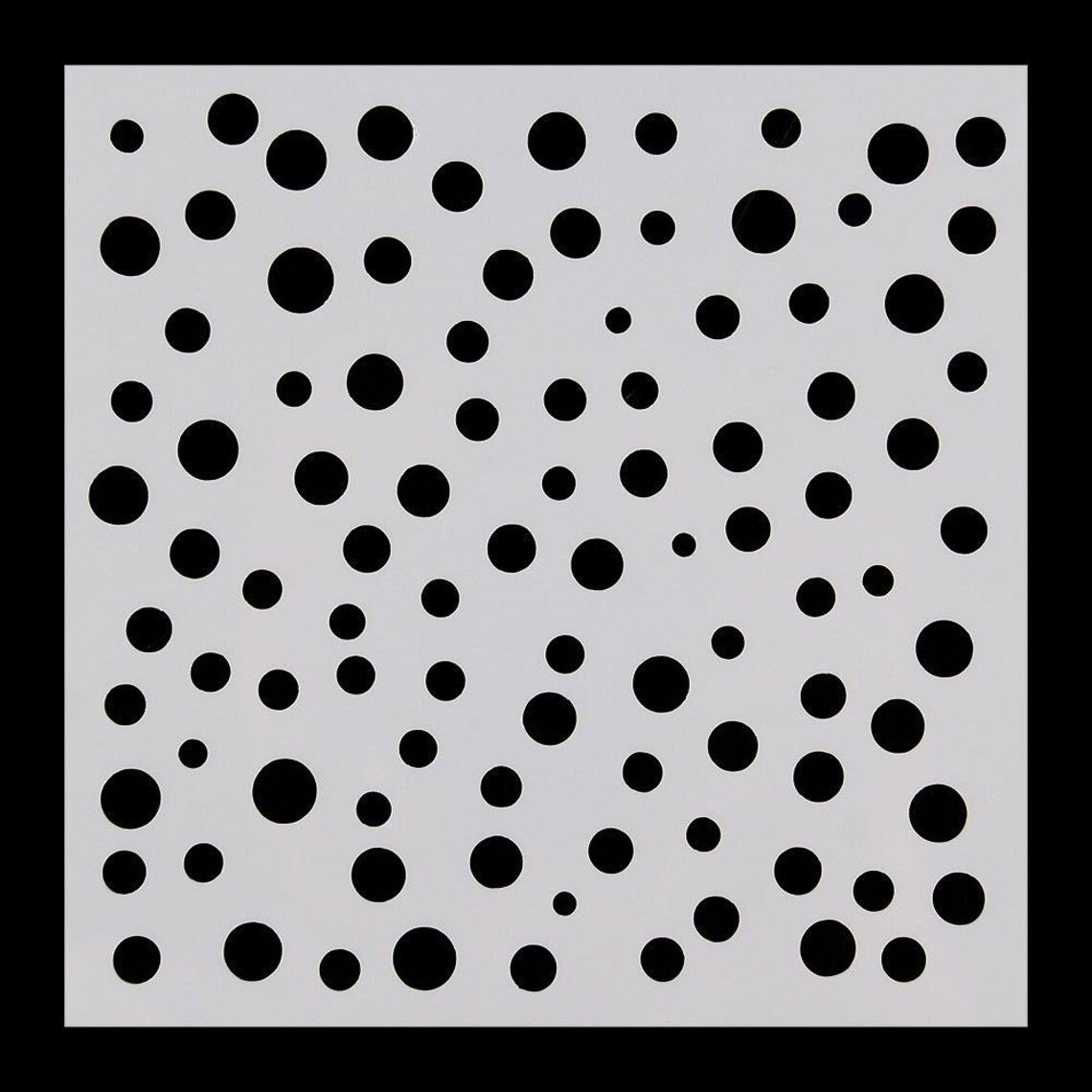 Polka Dots Pattern Stencils Decorating Art Stencil and Food | Etsy