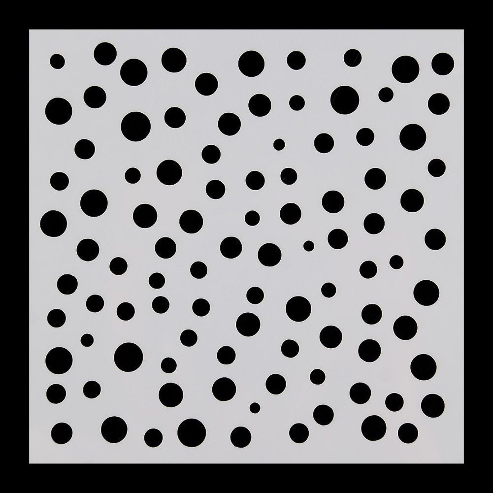 Polka Dots Pattern Stencils Decorating Art Stencil and Food Etsy