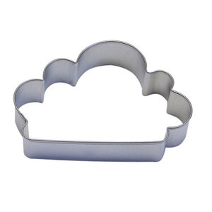 Cloud Symbol Cookie Cutter 4&quot;- Dough, Fondant, Gum paste Tools  from Bakell sky lightening storm thunder rain winter snowfrom Bakell