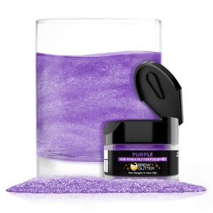 Purple Brew Glitter Jars (4g and 25g Sizes) Edible Drink Glitter for Beer, Cocktails and Beverages