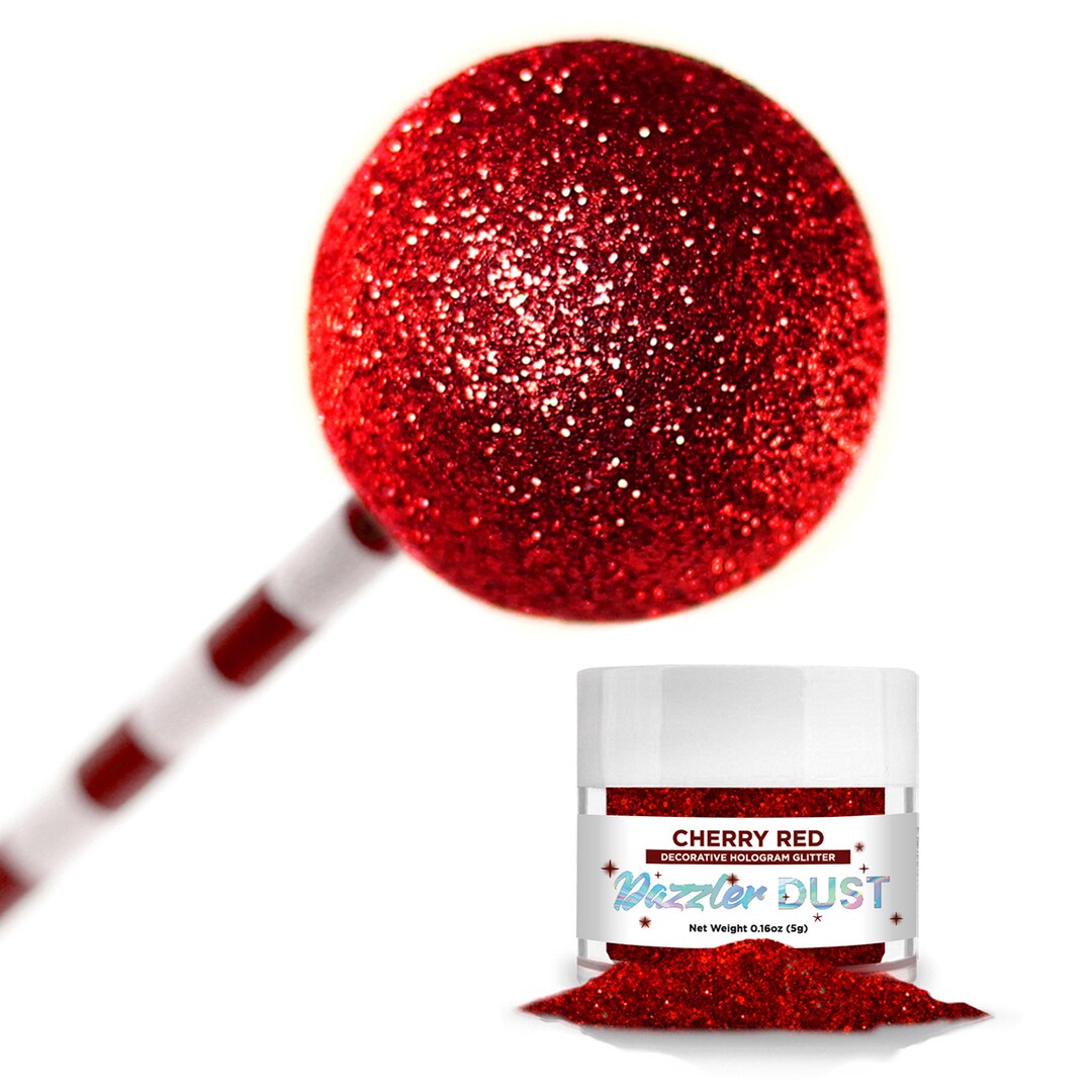 Cherry Red Glitter Nontoxic Decorating Glitter Arts Etsy