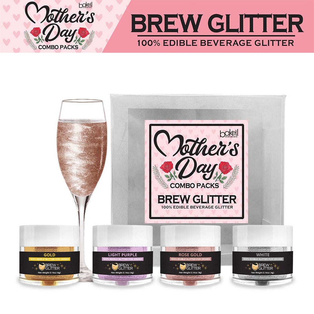 Mother's Day Cocktail Glitter Combo Pack B 4 PC SET 
