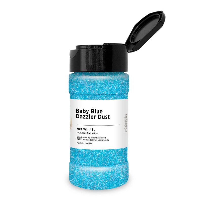 Baby Blue Glitter NonToxic Decorating Glitter Arts Etsy
