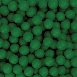 Green Edible 8mm Beads Sprinkles - (1/2 Cup and 1lb Bulk) Candy Decor for Cakes, Ice Cream & Cookies by Krazy Sprinkles