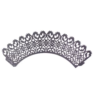 Black Lace Cupcake Wrappers (25pcs, Standard Size) Grease Resistant Cake Liners for Baking, Caking and Crafting by Bakell