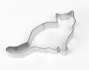 4.5" Kitten Stainless Steel Cookie Cutter | For Fondant, Cookie Dough, Chocolate, Marzipan and even Crafting Clay from Bakell
