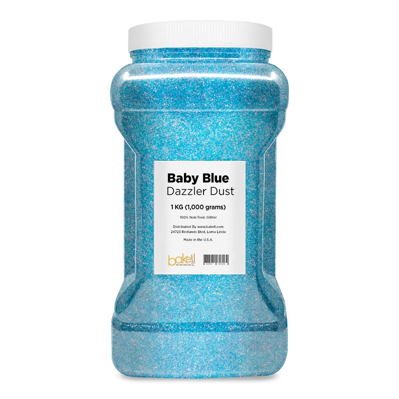 Baby Blue Glitter NonToxic Decorating Glitter Arts Etsy