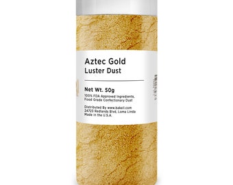 Aztec Rustic Gold Luster Dust, Edible Gold Decorating Paint