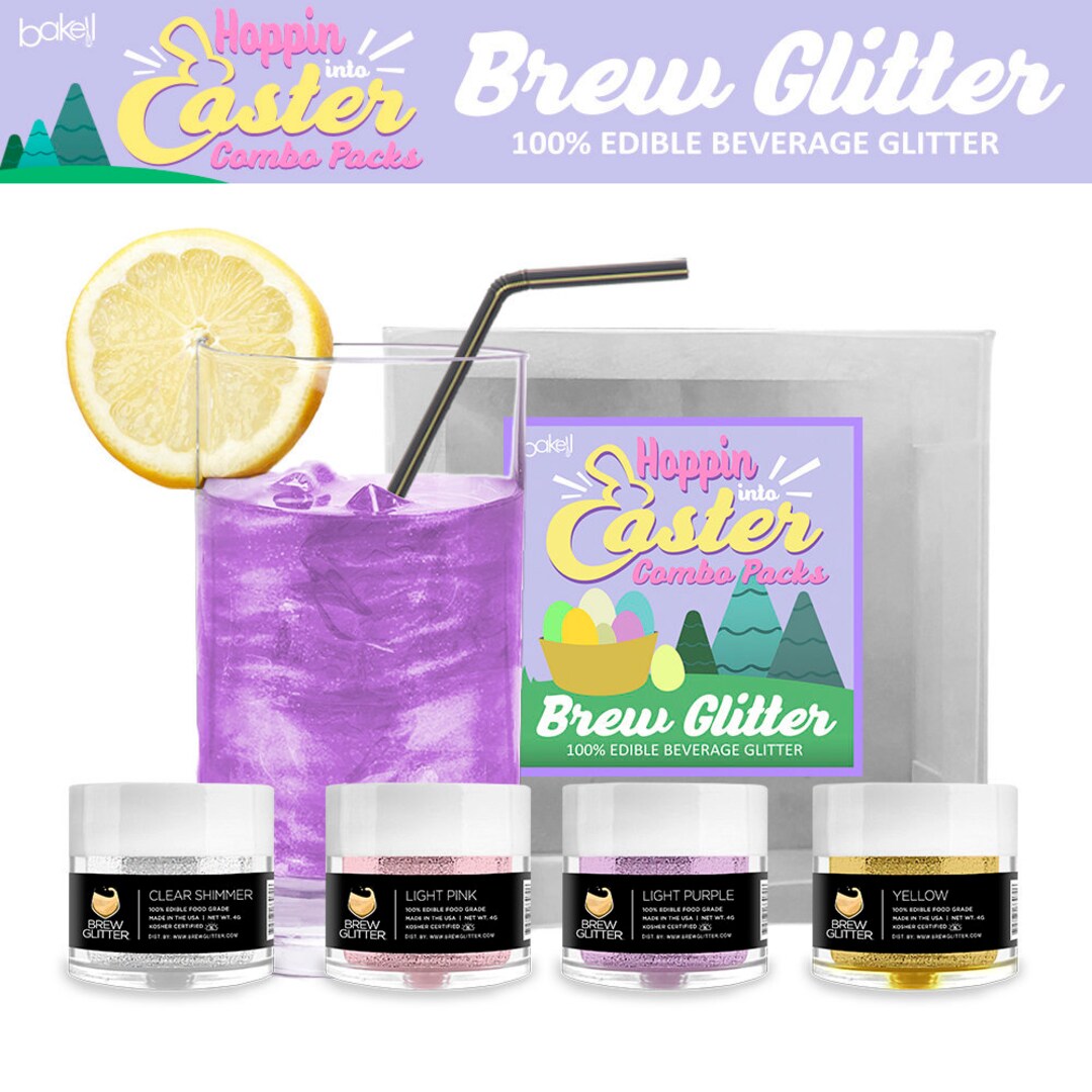 Light Purple Brew Glitter, Cocktail Beverage Glitter