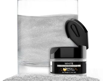 White Brew Glitter Jars (4g and 25g Sizes) Edible Drink Glitter for Beer, Cocktails and Beverages