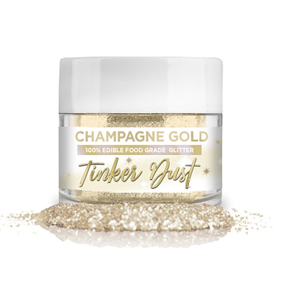 Paillettes comestibles Champagne Gold Tinker Dust Bakell® Dessert
