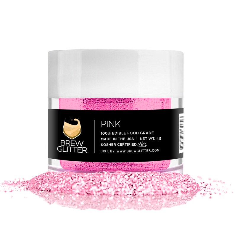 Pink Cocktail Glitter BREW GLITTER Edible Glitter For | Etsy
