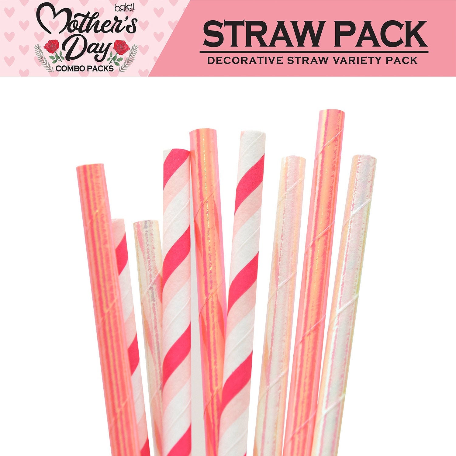 Cake Pop Straw Variety Kit 2 Mother's Day Party Straw Etsy